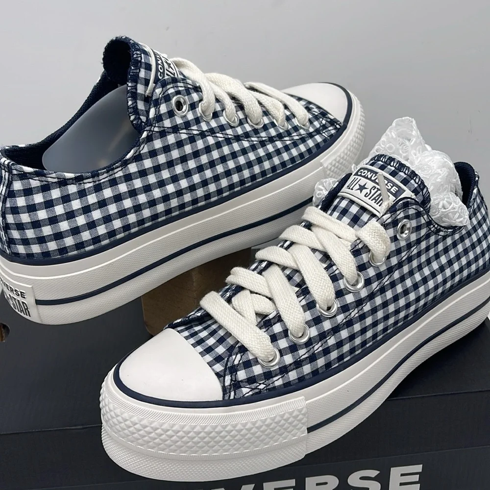 Converse WMNS CTAS Lift OX Sneakers Platform A13664C CTAS LIFT OX OBSIDIAN/WHITE